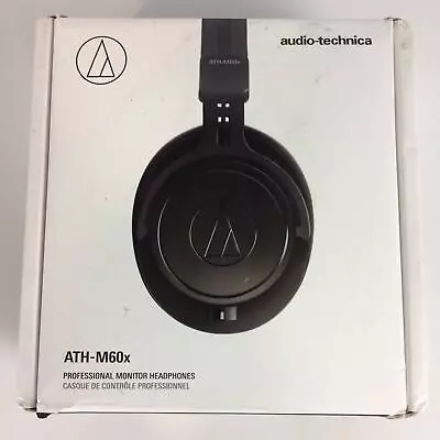 Audio Technica ATH-M60X Closed-Back Professional Monitor Headphones Black • $157.68