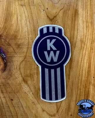 New Style Purple/Silver Kenworth Emblem Decal Replacement High Quality USA Made • $88.07