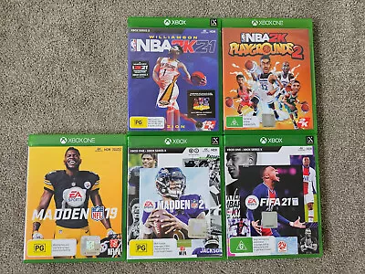 Xbox One Series X Sports Games Bundle - FIFA Madden NBA2K • $90