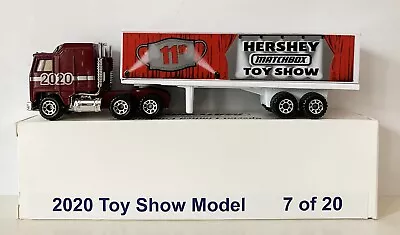 Matchbox Convoy 2020 The 11th Hershey Matchbox Toy Show Model Maroon Cab Rare • $26