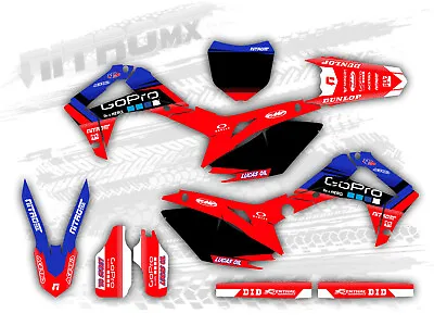 Graphics Kit Fits Honda CRF 450 R CRF 450R 2013 2014 2015 2016 Decals Stickers • $252.89