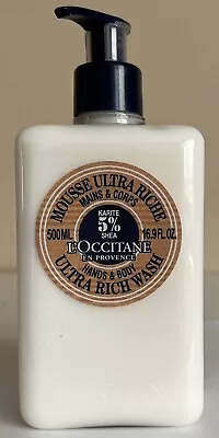 L'Occitane Shea Hands & Body Ultra Rich Wash 16.9 Oz. Body Wash • $35.14