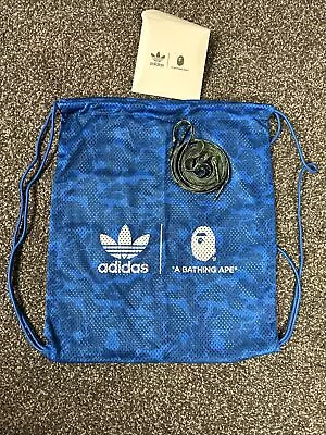 Adidas Bape Drawstring Bag And Camo Shoelaces Brand New. • $19.99