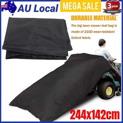 $15.98 • Buy Lawn Tractor Leaf Bag Mower Catcher Riding GrassSweeper Rubbish Drawstrings 210D
