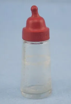 Vintage Lynn Doll Nurser Glass Bottle Milk Baby Hygeia 1944 Toy 3.75” Miniature • $18