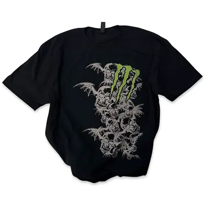 Avenged Skull Monster Y2K Grunge Black Shirt Mens Size M-3XL • $23.99