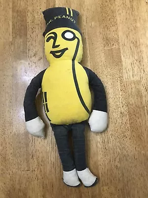 Vintage Mr Peanut Plush Stuffed 20 Inches • $5