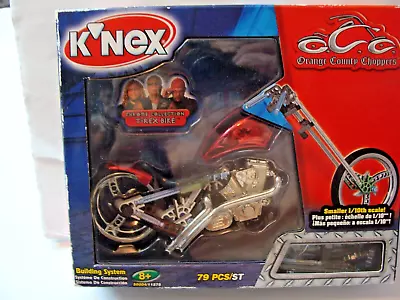 K'NEX Orange County Chopper - Chrome Collection T-Rex Bike NEW • $7.99