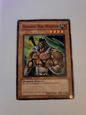 £0.99 • Buy ELEMENTAL HERO WILDHEART - YSDJ-EN019 - NON HOLO - 1st EDITION  - YU-GI-OH CARD