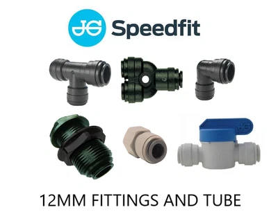 £3.99 • Buy John Guest JG 12mm Push Fit SpeedFit Fittings - Caravan  Motorhome  Camper