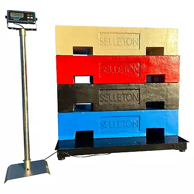 SellEton SL-700-4x4 (48  X 48 ) Industrial Floor Scale Warehous 5000 Lbs X 1 Lb • $699