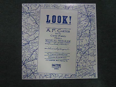 Look! A.P. Carter And The Carter Family~RARE Influential Folk~FAST SHIPPING!!!  • $11.66