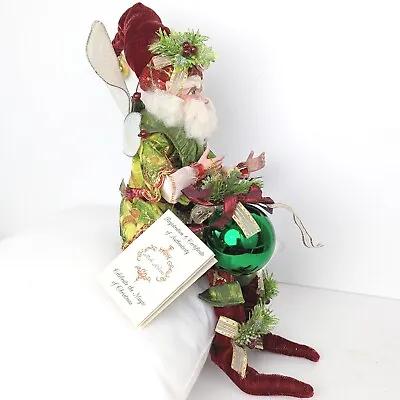 Mark Roberts Winged Santa Fairy COA Posable Handmade Handpainted Christmas ~24   • $125