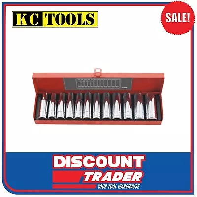 KC Tools Deep Socket Set 12 Piece Metric 1/2″ Drive - A13695 • $95