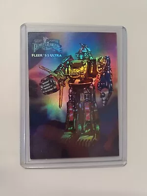 1995 Fleer Ultra Power Rangers The Movie Ninja Megazord #8 Limited Edition Foil • $25.29