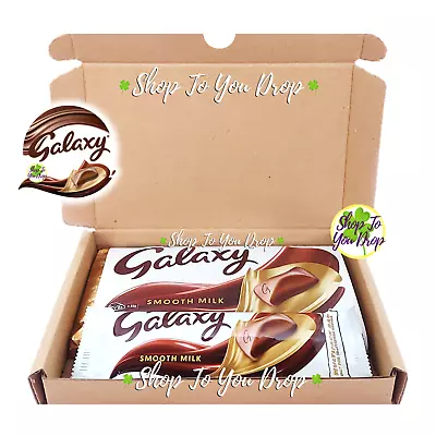 2 BAR GALAXY CHOCOLATE GIFT BOX Hamper Personalised Tag Stocking Filler Milk🍫🎁 • £6.45