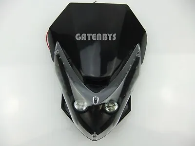 $38.12 • Buy Universal Streetfighter Enduro Motorcycle Headlight Alien Led Custom Gsxr Zxr 