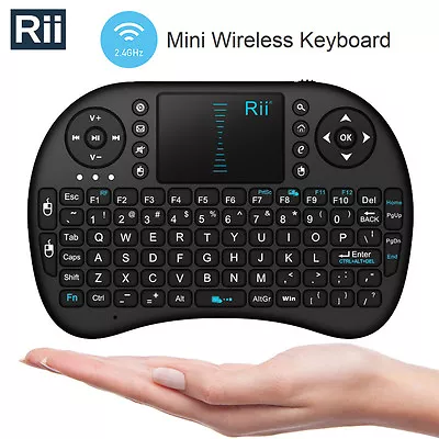 Rii I8 2.4GHz Wireless Mini Keyboard Mouse For PC XBox 360 PS4 TV Box • $23.99