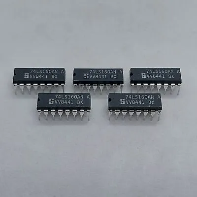 74LS160AN SIGNETICS INTEGRATED CIRCUIT X5pcs • £2