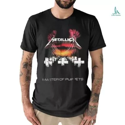 Master Of Puppets Metallica 1986 Tour T Shirt • $16.99