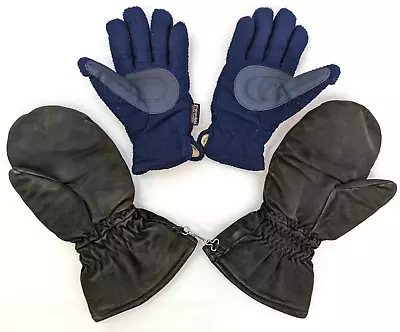 Military SELECTED Cowhide Leather Cold Weather Mitten W Thinsulate Insert Gloves • $26.79