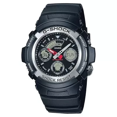 Casio G-SHOCK Watch AW-590-1AJF Black Japan • £113.04