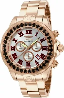 Invicta 14537 Men's Grand Diver Swiss Limited Chronograph Gem Rose Gold Watch • £261.29
