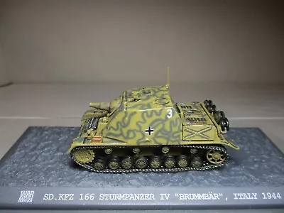 Warmaster 1/72 German SdKfz 166 Sturmpanzer IV Brummbar Italy 1944 Ltd TK0022 • £10