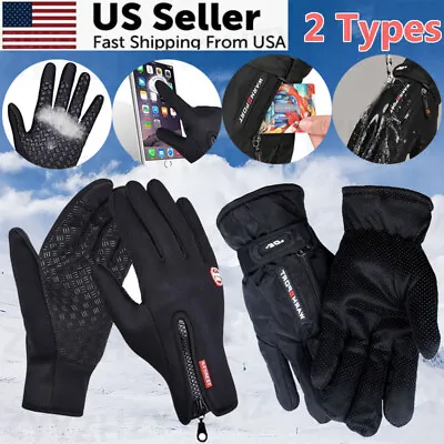 Thermal Windproof Waterproof Winter Gloves Touch Screen Warm Mittens Men Women • $4.99