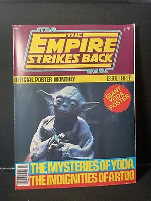1980 Star Wars The Empire Strikes Back Official Poster Monthly Issue #3 • $17.49