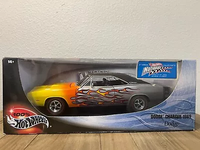 Hot Wheels 1969 Dodge Charger 1st Annual Nationals 2001 Scale 1:18 New • $27