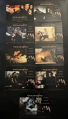 Goldeneye (1995) James Bond Original  Full Set Of  9 Usa Lobby Cards  11  X 14'' • £20