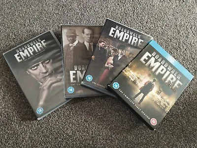 £4.99 • Buy Boardwalk Empire Seasons 1-4 On DVD (1x Blu Ray). Good Condition.