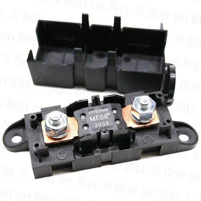 £14.99 • Buy 1 Inline Mega Fuse Holder With 300 Amp Fuse / Defender / Recovery Truck / Van