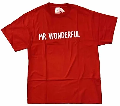 Mr. Wonderful Boyfriend Husband I Love You Novelty T-shirt Size Large Red NWT • $12.93