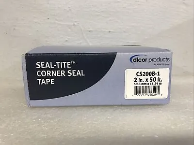 Dicor CS200B-1 Seal-Tite Corner Seal Tape Roof & Wall Repair 2  X 50' Gray New • $21.99