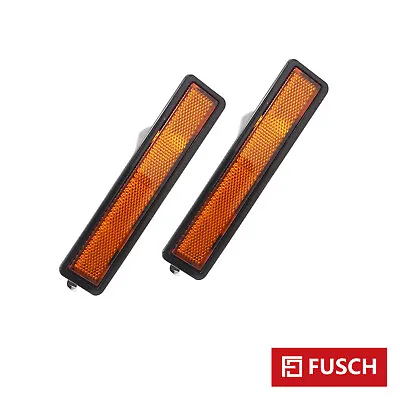A Pair Amber Bumper Side Marker Light Lamp Fit For 1984-1991 BMW E30 3 Series • $17.99