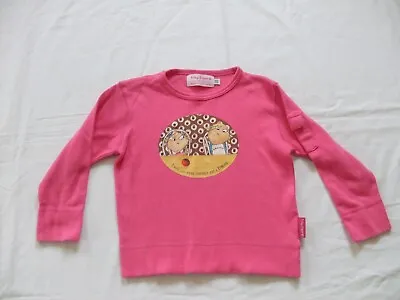 Girls Charlie And Lola Pink Long Sleeved Top Age 3-4 Years From Toby Tiger • £2.50