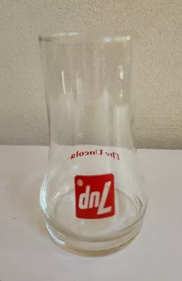 Vintage 7up The Uncola Upside Down Drinking Glass • $13.75