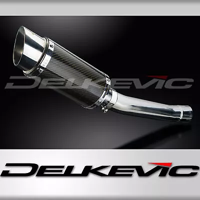 Yamaha Yzf-r6 Yzfr6 2003-2005 200mm Round Carbon Exhaust System • $409.95