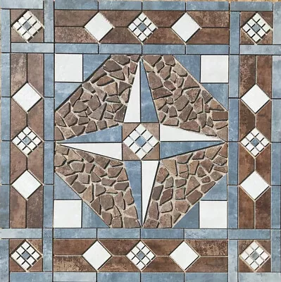 36  X 36  Tile Medallion Deco Mosaic Accent - Happy Floors French Quarter Series • $295