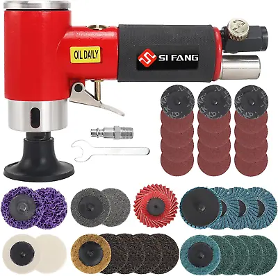 2 Inch Pneumatic Mini Orbital Sander Right Angle Air Die Grinder Surface Prep R • $58.15