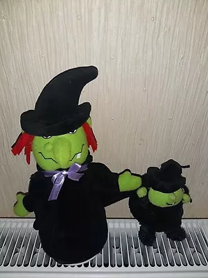 Halloween Witch Musical Munster Tune And Moves +small Soft Toy Witch • £9.99