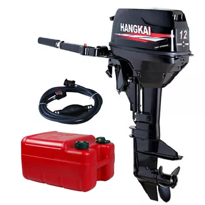 2.3HP-18HP HANGKAI Outboard Motor 2-Stroke Fishing Boat Engine Water Cooling New • $159