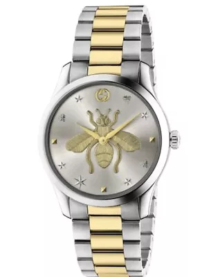 £10 • Buy Gucci G-Timeless Unisex Watch, Gold - YA1264131