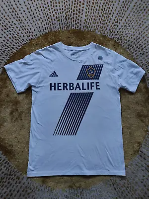 BNWOT LA Galaxy 2015 Adidas Go-To Tee Shirt  Gerrard #8 -  Size Medium • £11.99