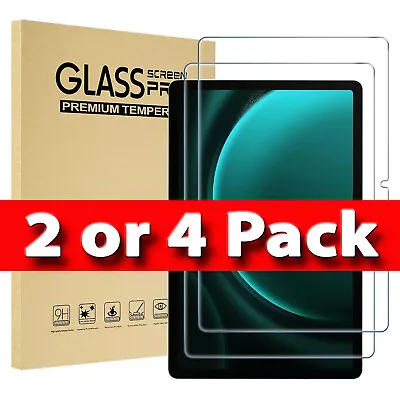 For Samsung Galaxy Tab S9 FE S9 S8 S7 A9 Plus Tempered Glass Screen Protector • £4.99