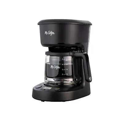  5-Cup Programmable Coffee Maker 25 Oz. Mini Brew Black • $17.95