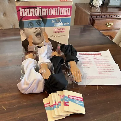 Handimonium The Tiny Hands Game Mattel 2017 Size Matters Charades! NICE Complete • $28