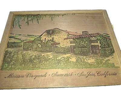 Vintage Artist Collection Wooden Wine Box • $35